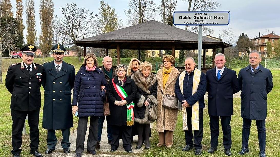 Guido Guidotti Mori. Area verde al Fonterosa intitolata all ex