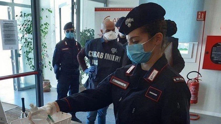 Carabinieri in azione