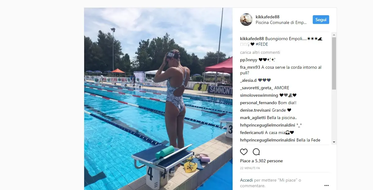 Federica Pellegrini la star del meeting Città di Empoli / FOTO e VIDEO