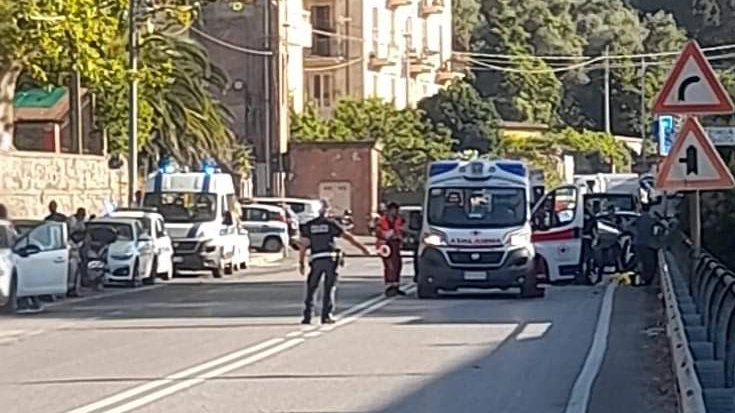 La scena dell'incidente