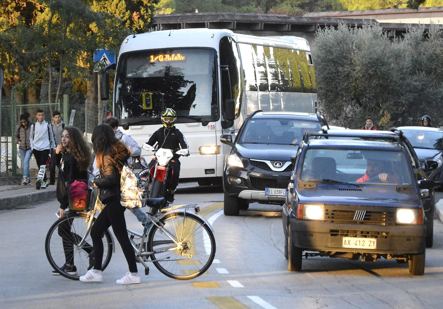 Meno traffico scolastico