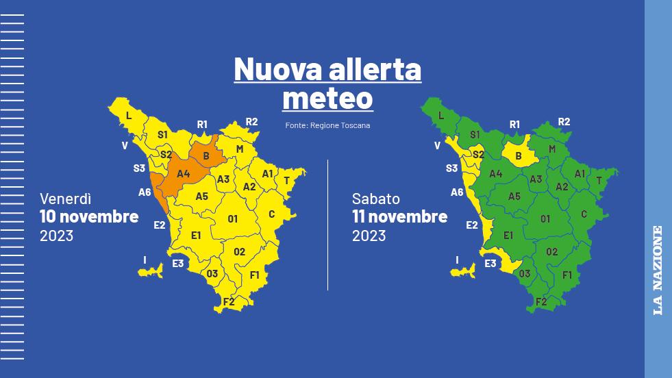 Continua L’allerta Meteo Arancione Sulle Zone Alluvionate Della Toscana