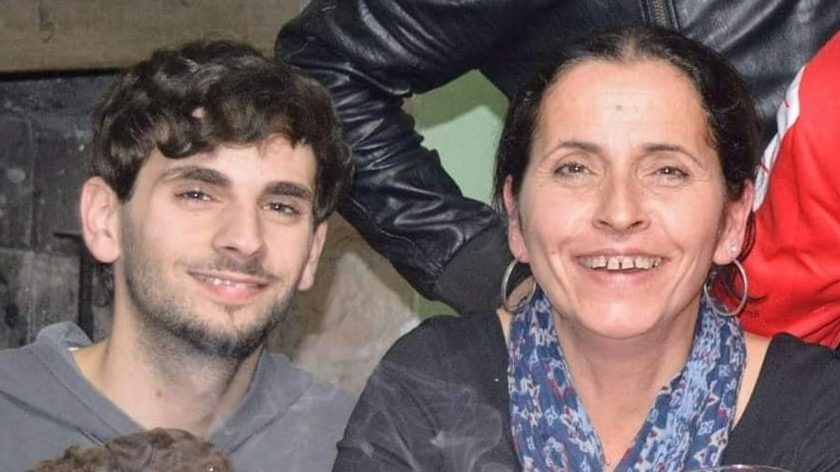 Samuele De Paoli con mamma Sonia