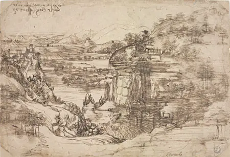 Il 'Paesaggio' di Leonardo nel 2019 a Vinci per cinque settimane