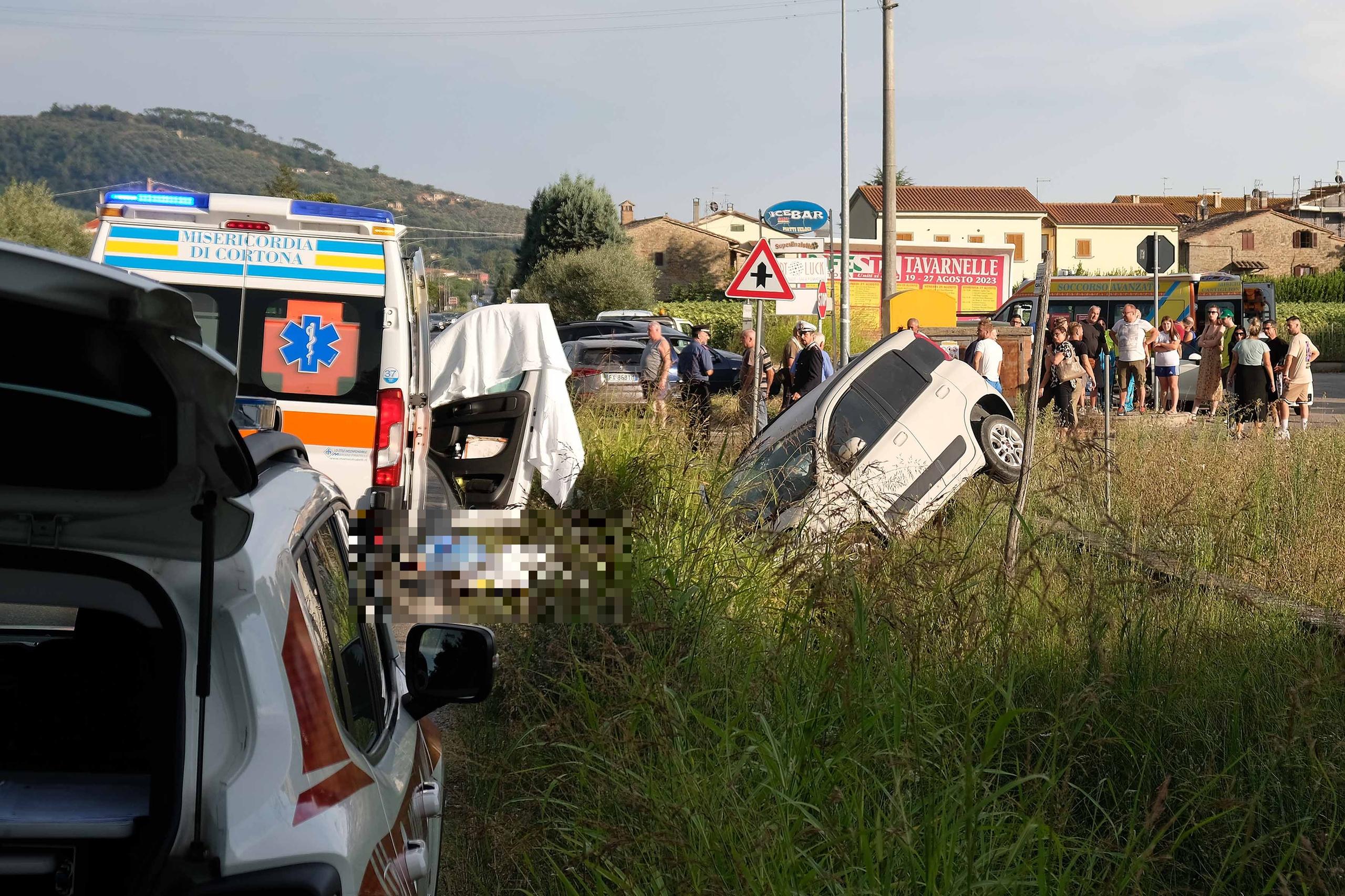 Cortona incidente stradale muore scooterista