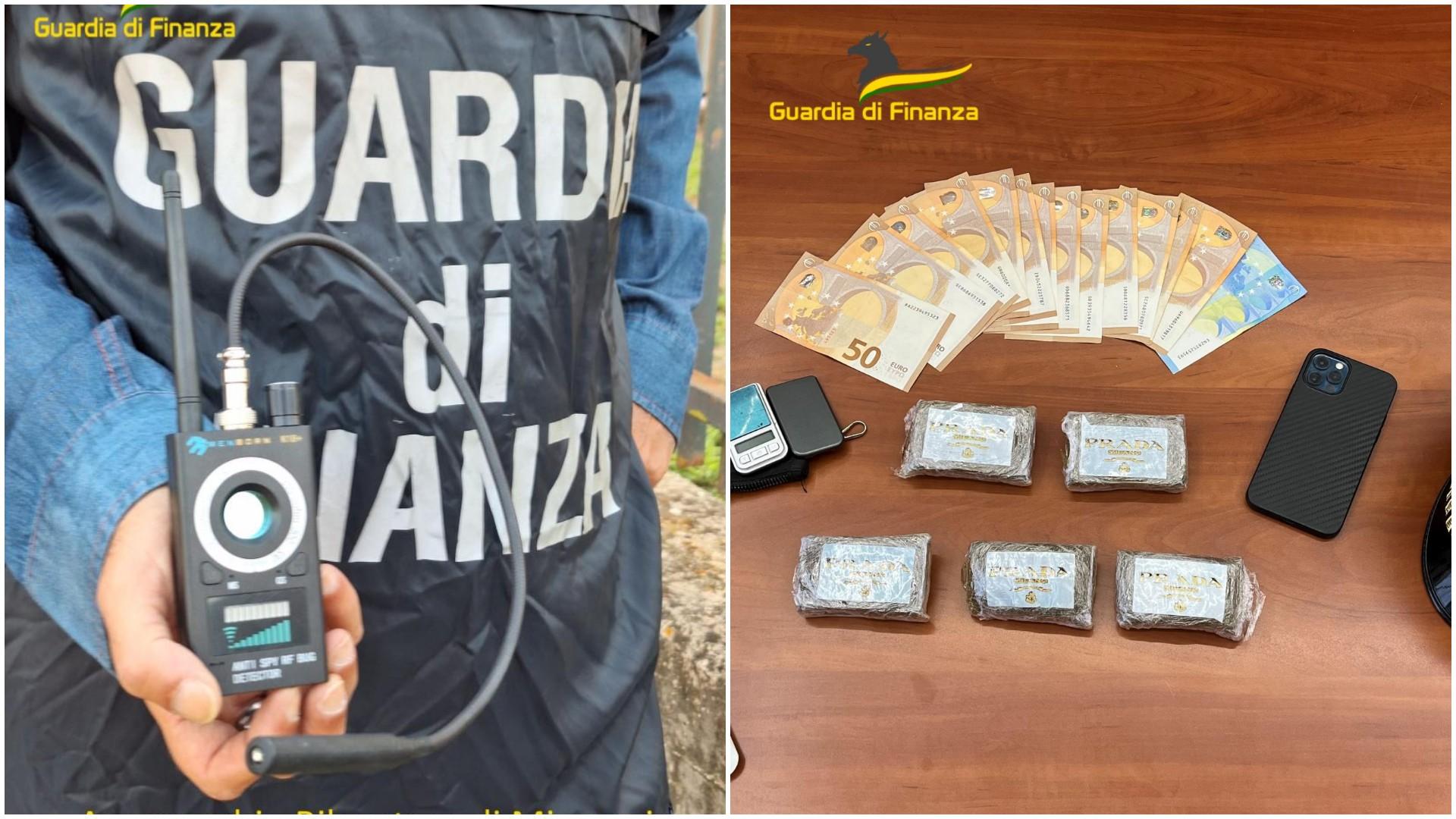 Hashish E Cocaina, Cinque Indagati: La Droga Arrivava Da Spagna E Lazio