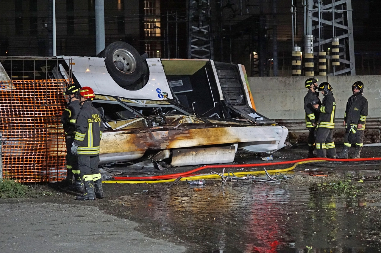 La scena dell'incidente