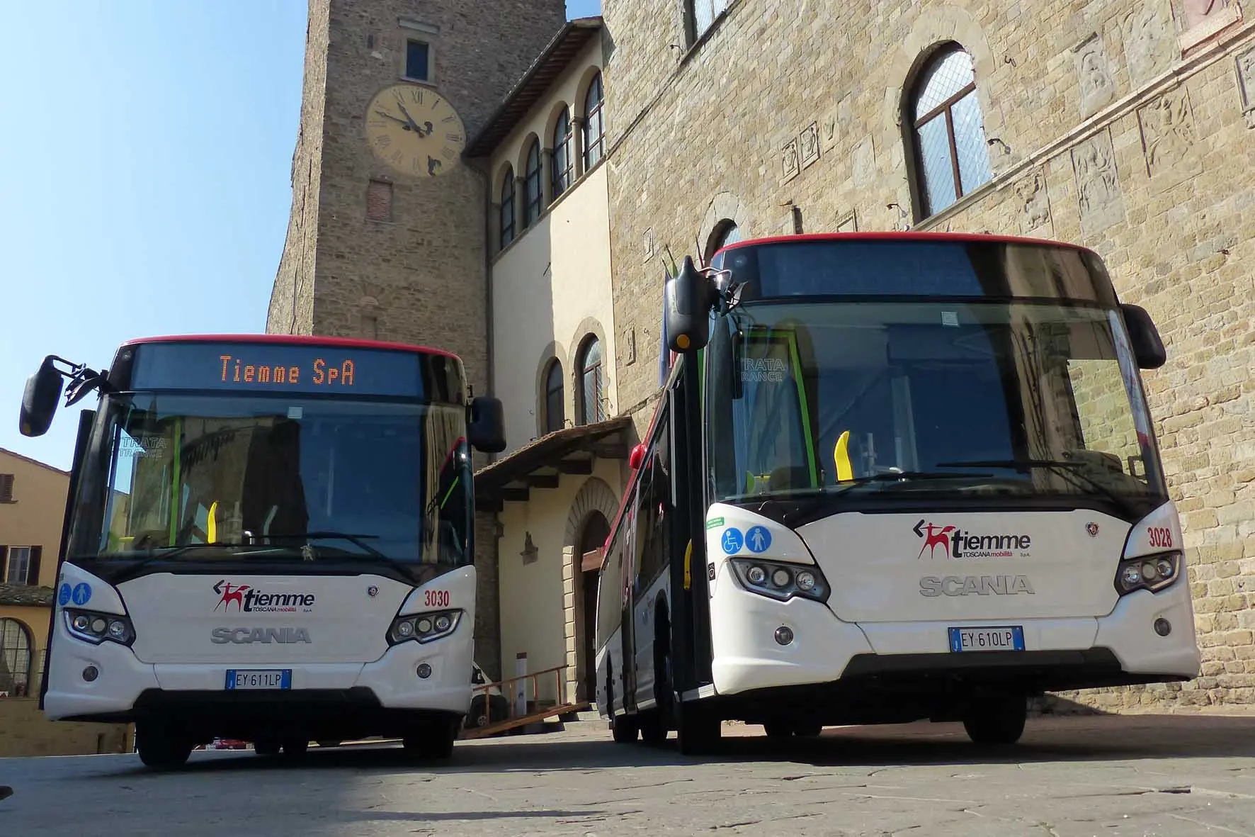 Ecco la nuova flotta di Tiemme Arezzo. 23 nuovi bus pensati per i