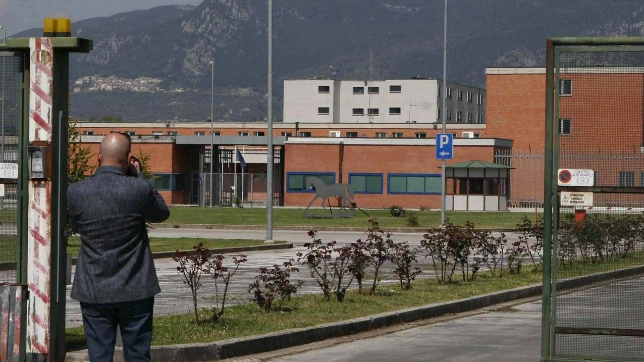 L'esterno del carcere di Terni