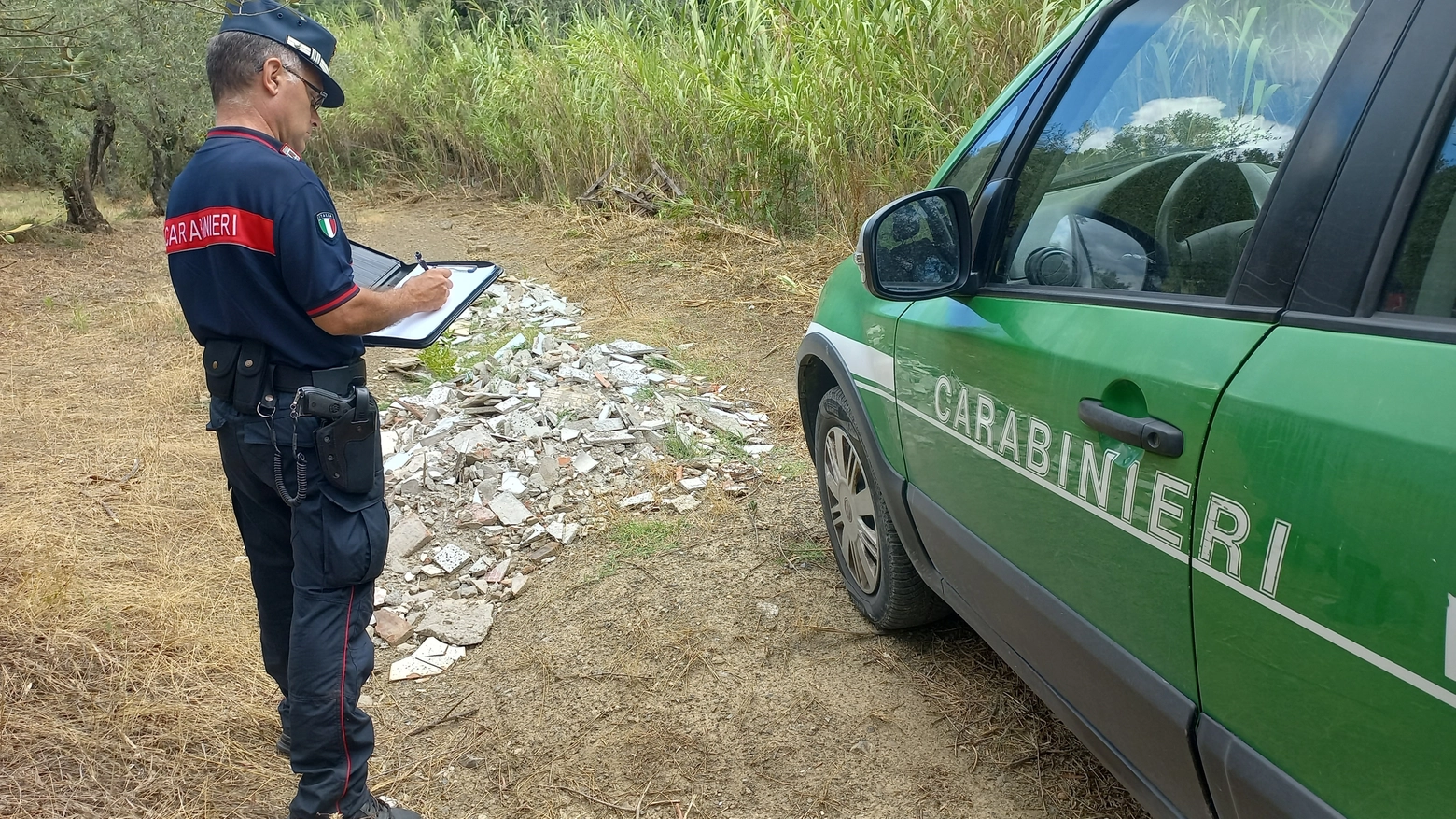 I controlli dei carabinieri forestali 