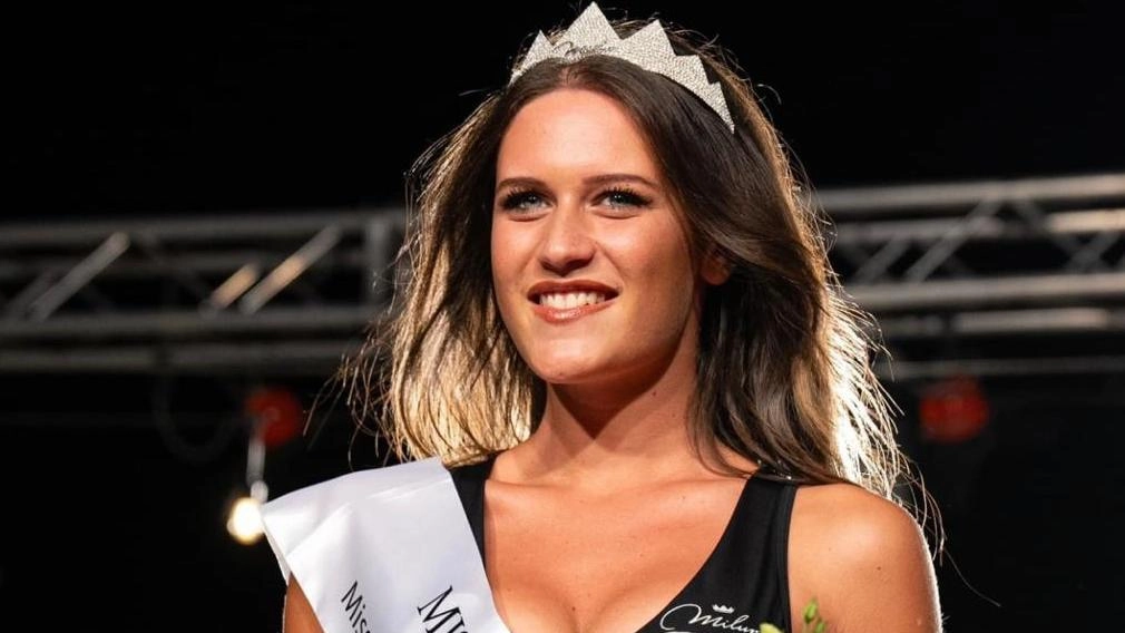 Chiara Helg in finale  Già eletta Miss Miluna