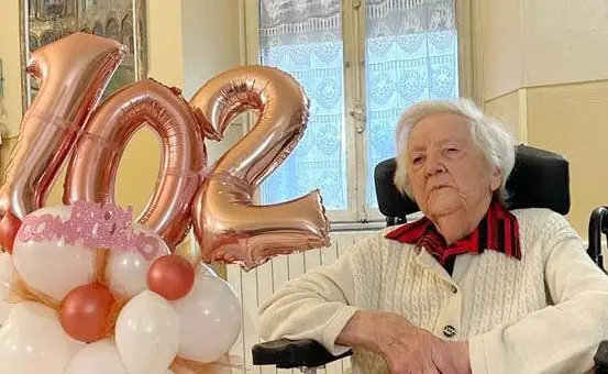 Grande festa per i 102 anni di Rina: donò i terreni alla Misericordia