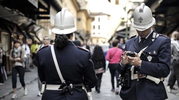 La polizia municipale di Firenze