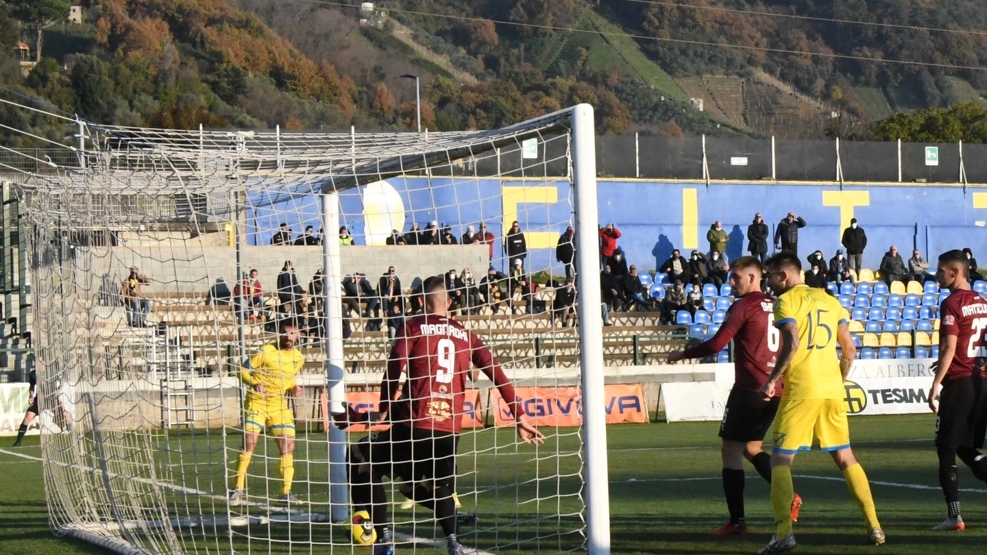 Carrarese-Pontedera (foto Delia)