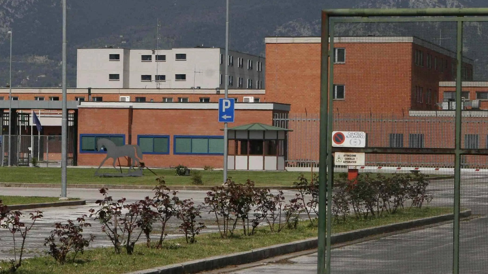 L'esterno del carcere di Terni