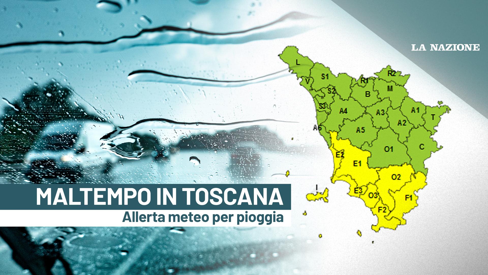 Meteo Toscana, Allerta Per Temporali Forti. La Mappa Dei Comuni Interessati