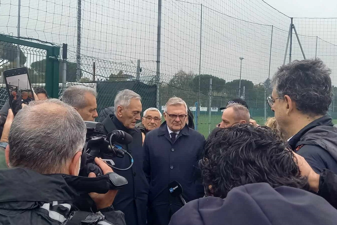 Il presidente Gabriele Gravina a Prato