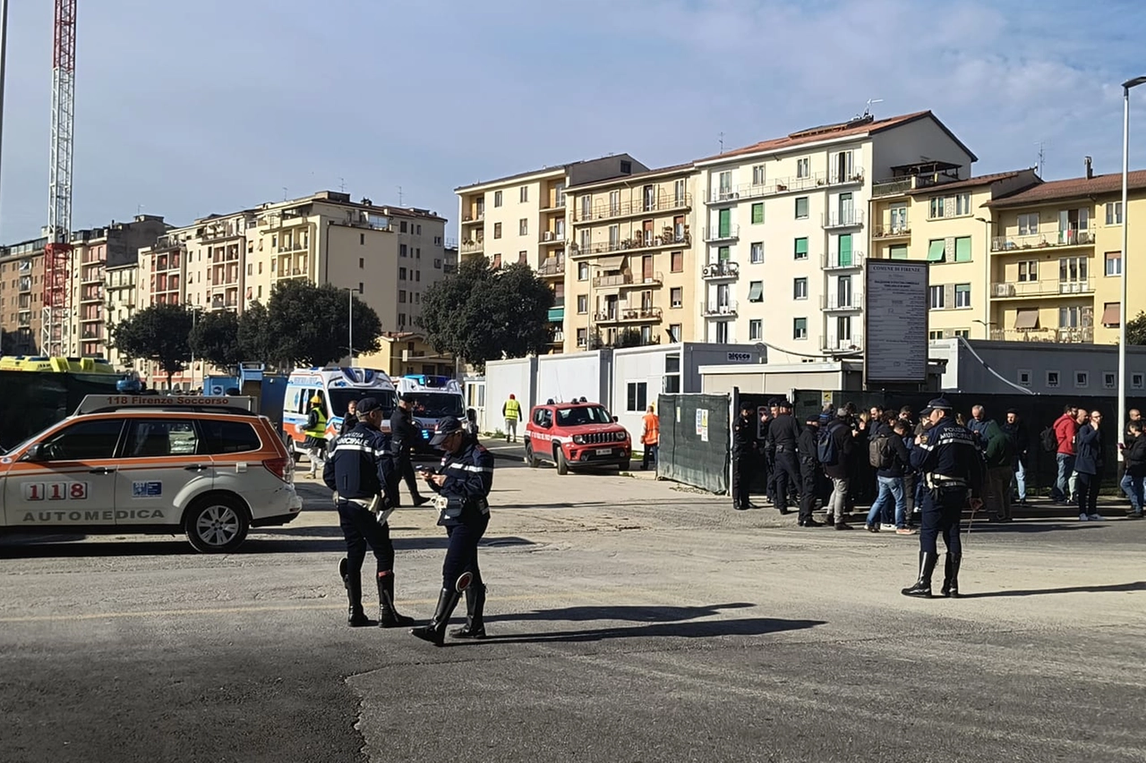 L'esterno del cantiere