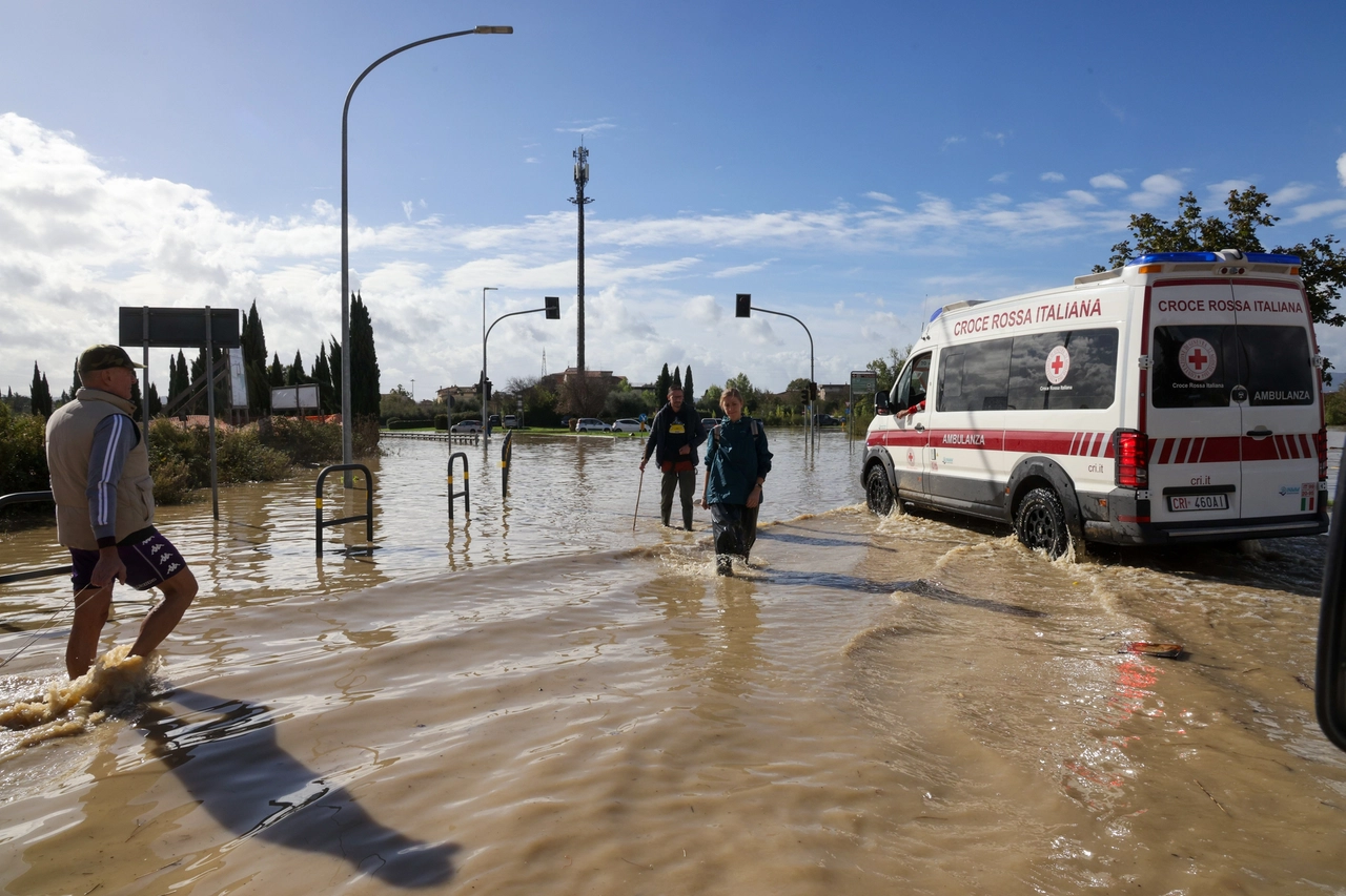 Zone ancora allagate a Campi Bisenzio (Fotocronache Germogli)