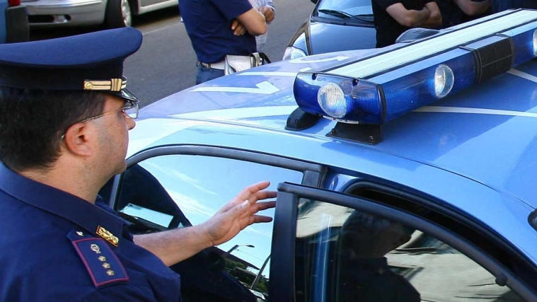 La polizia in azione