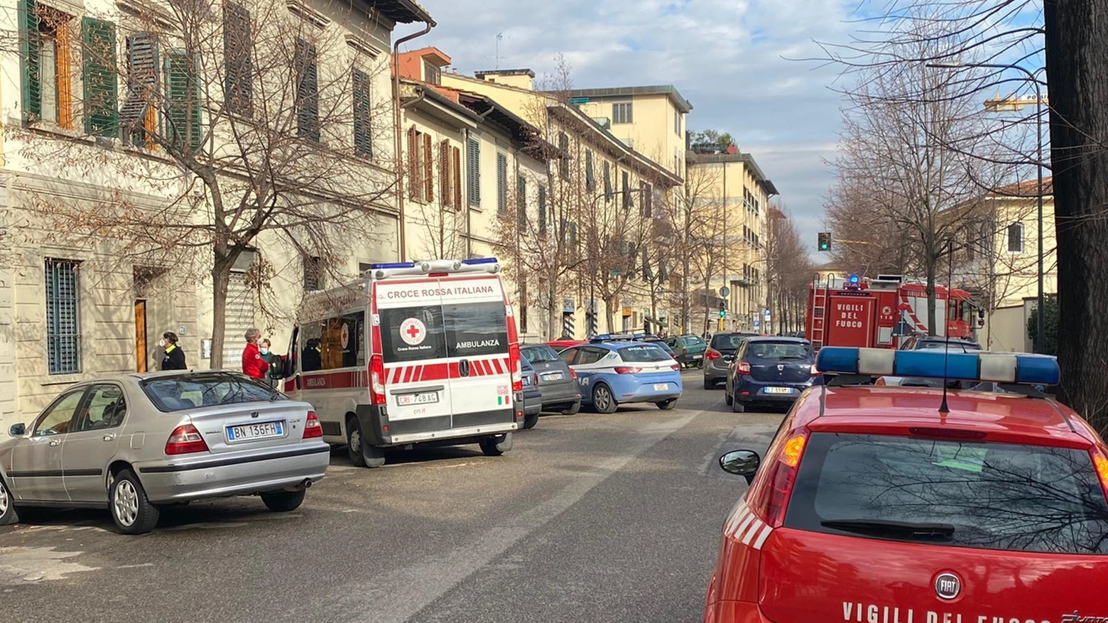 Intervento in via di Soffiano (fotocronache Germogli)