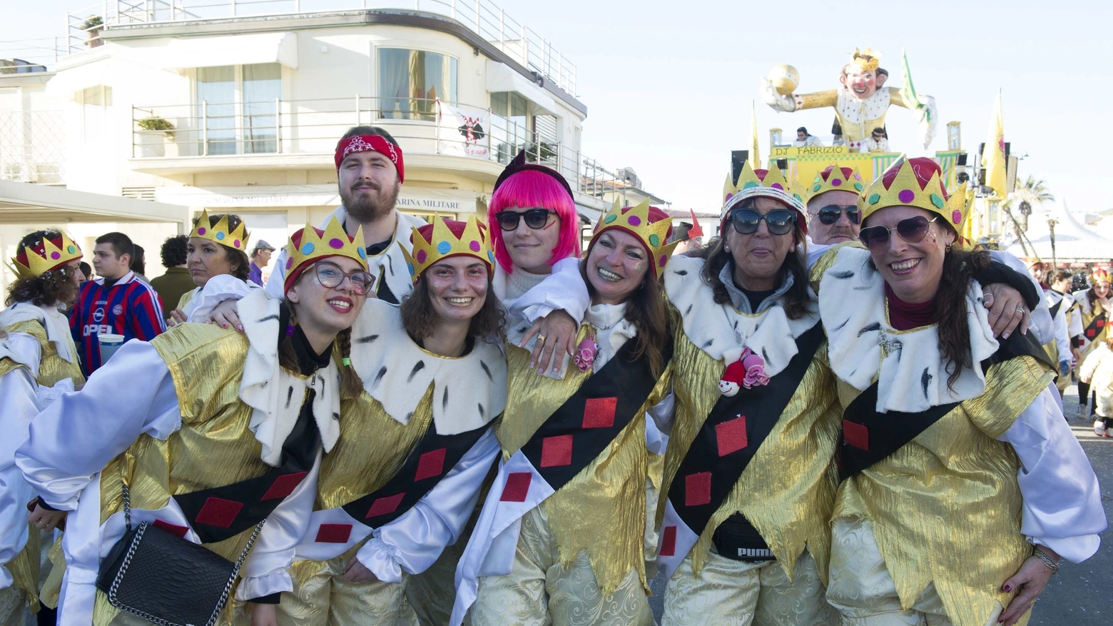 Maschere al Carnevale (Foto Umicini)