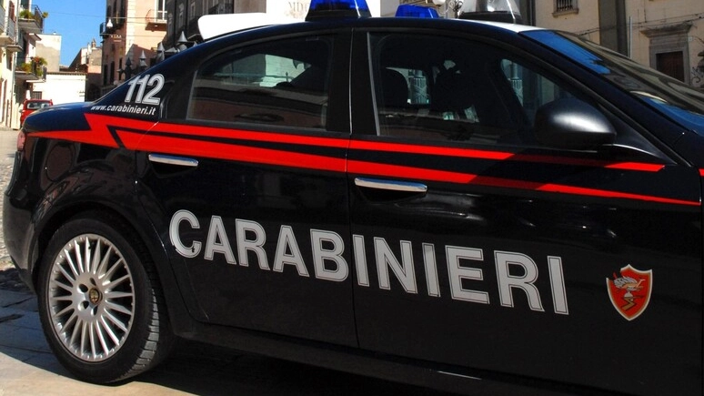 L'intervento dei carabinieri