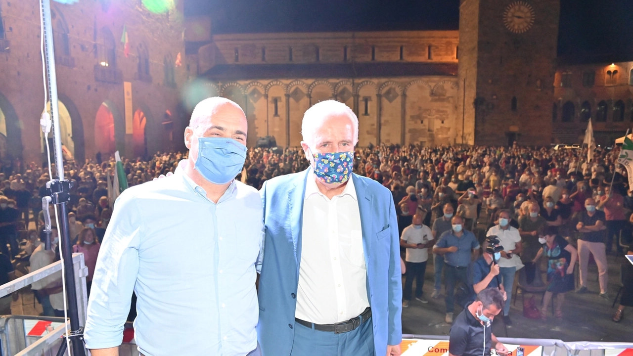 Regionali, Zingaretti a Pistoia: "Difendete la Toscana da questa destra"