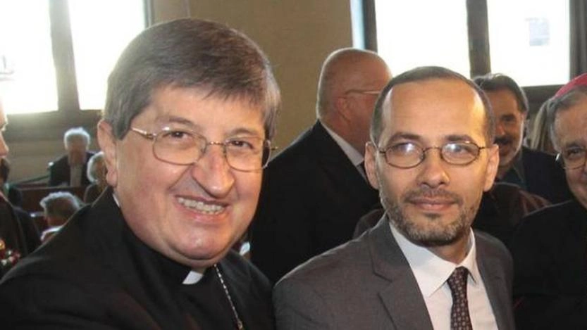 Il Cardinal Giuseppe Betori e l'Imam Izzedin Elzir