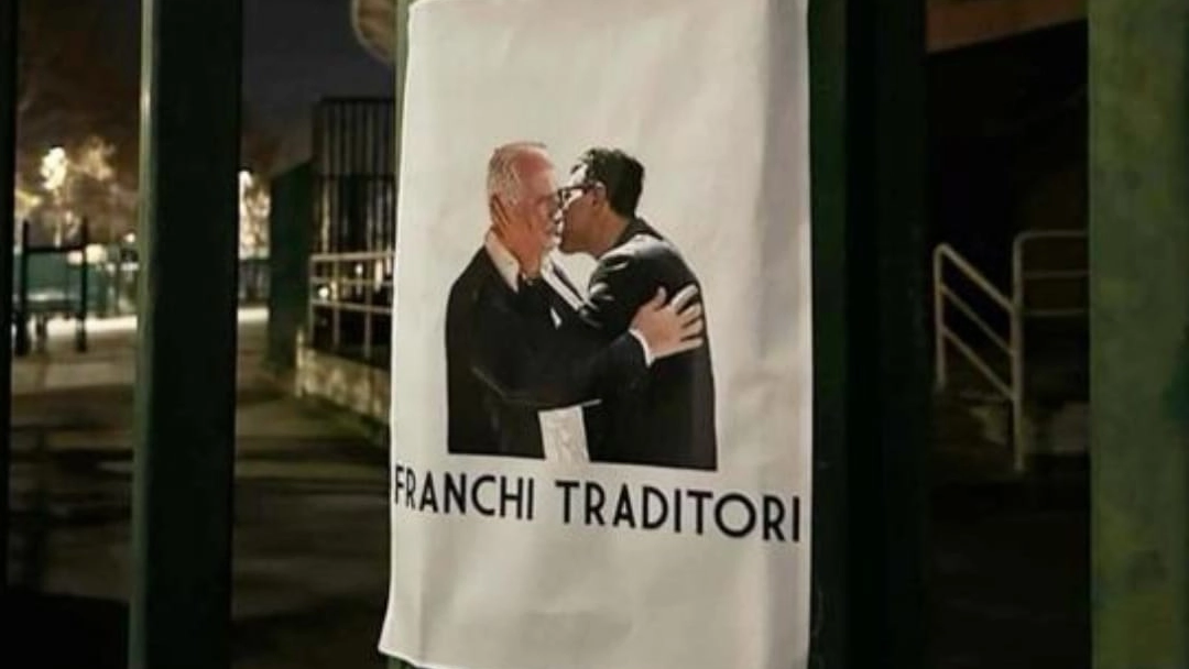 Il volantino comparso al Franchi