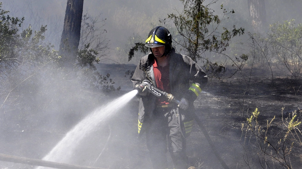 Gli incendi domati dai vigili del fuoco (foto d’archivio)