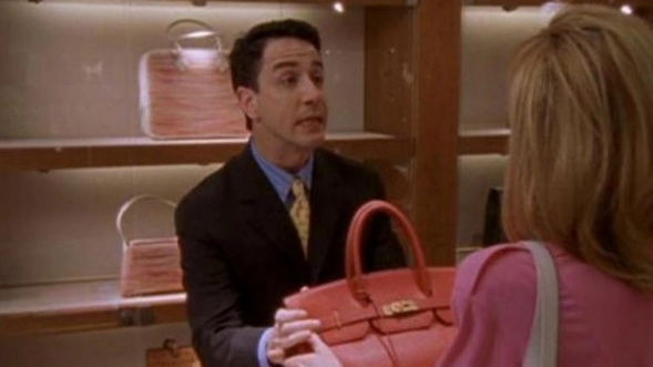 La celeberrima scena della serie americana Sex & the city registrata all’interno di una boutique Hermès con la protagonista interessata ad acquistare una borsa lusso