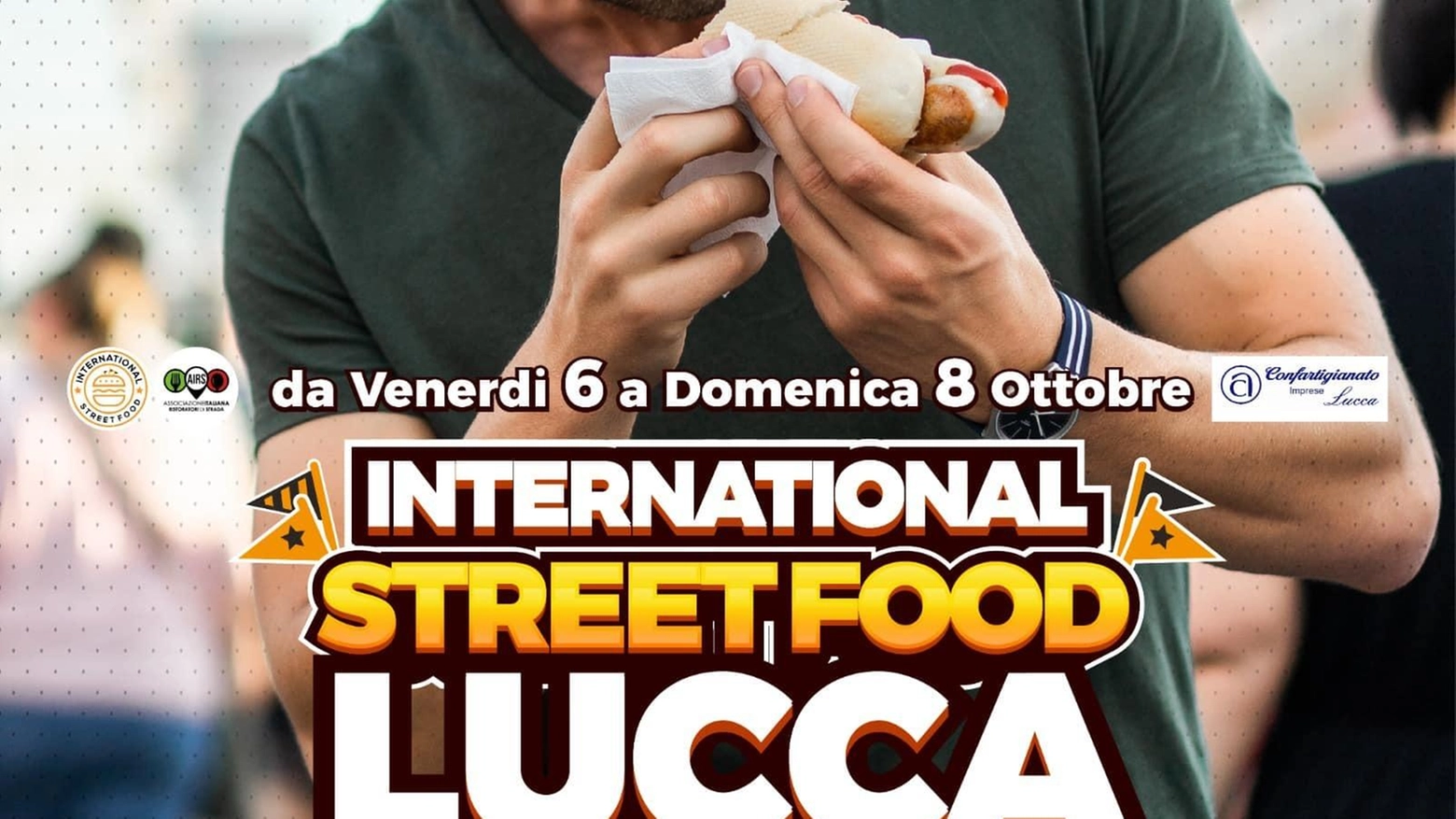 L’"International . Street Food"  in piazzale Don Baroni