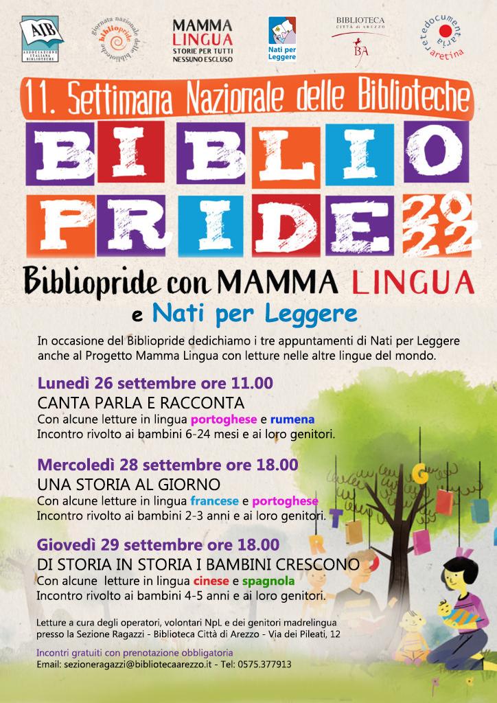 Biblioteca citt di Arezzo tre appuntamenti con Bibliopride