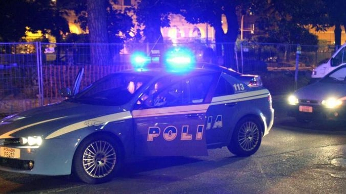 Una volante della Polizia in una foto d'archivio