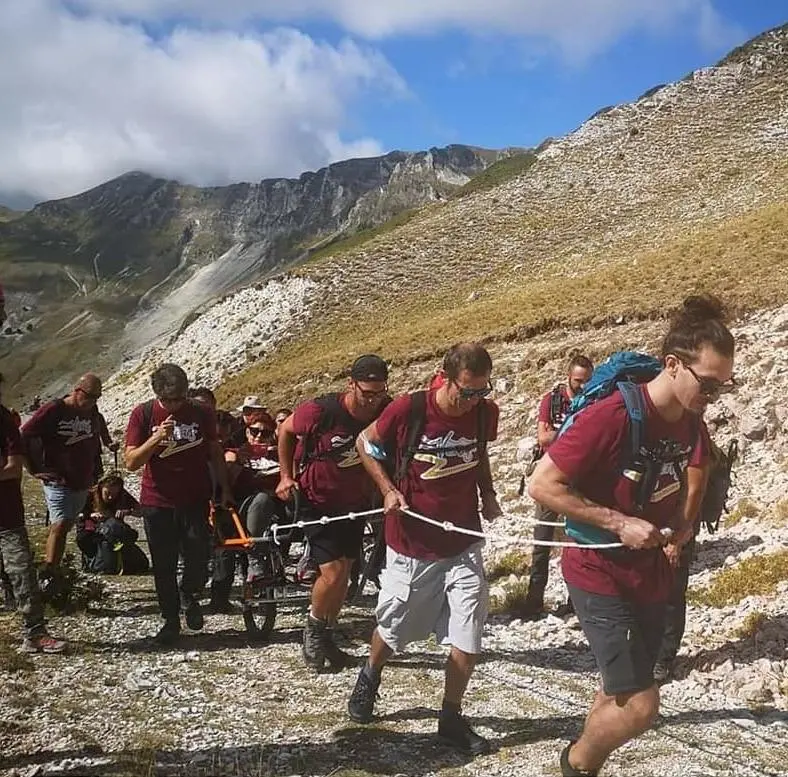 La sfida di Valeria, in vetta al Sibilla