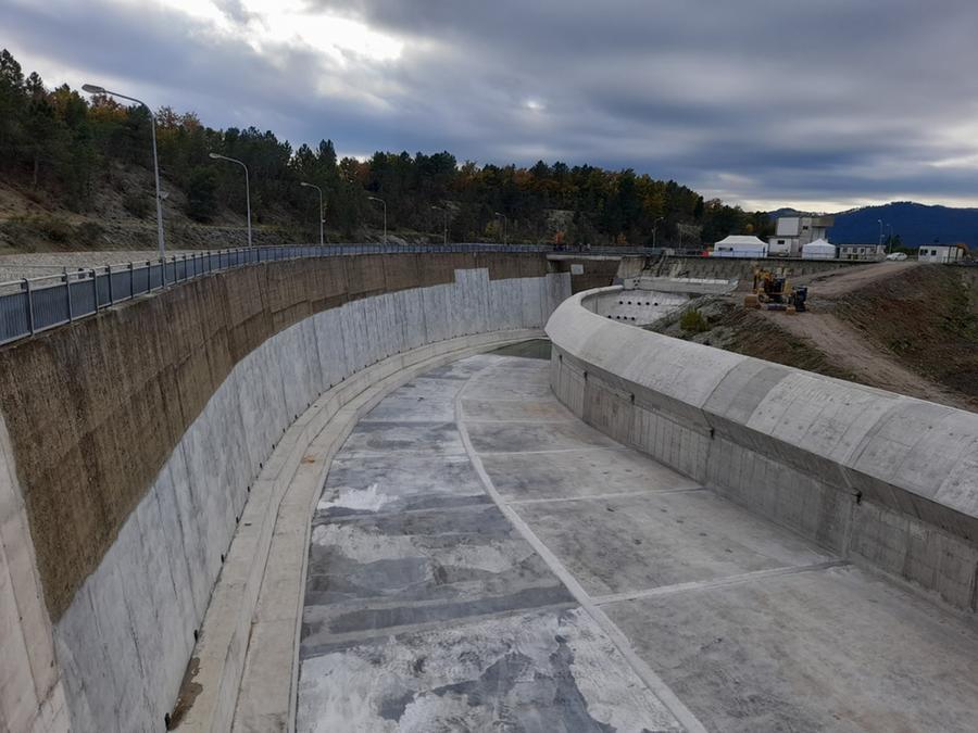 Terminati I Lavori Di Ricostruzione Del Muro Di Sfioro Della Diga Di