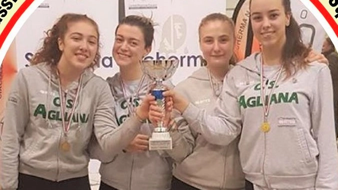 Club Scherma Agliana campione regionale assoluto di fioretto rosa