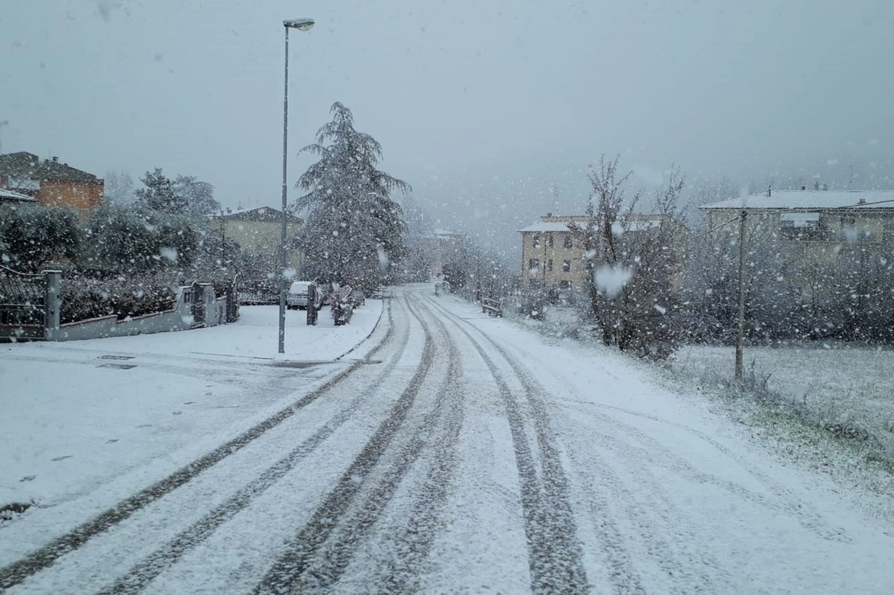 Cavriglia sotto la neve