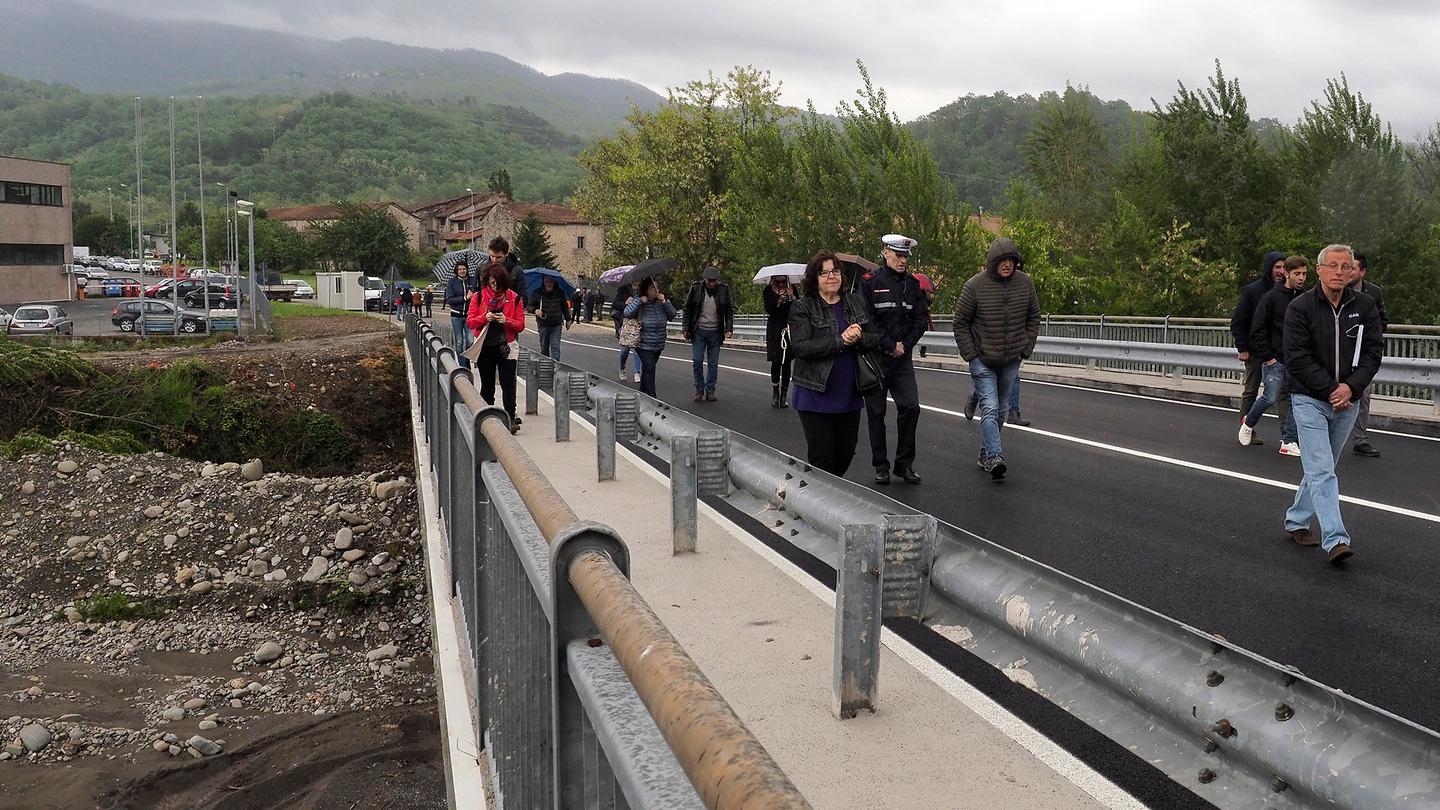 Pontremoli Inaugurato Il Ponte Di Santa Giustina Era Stato