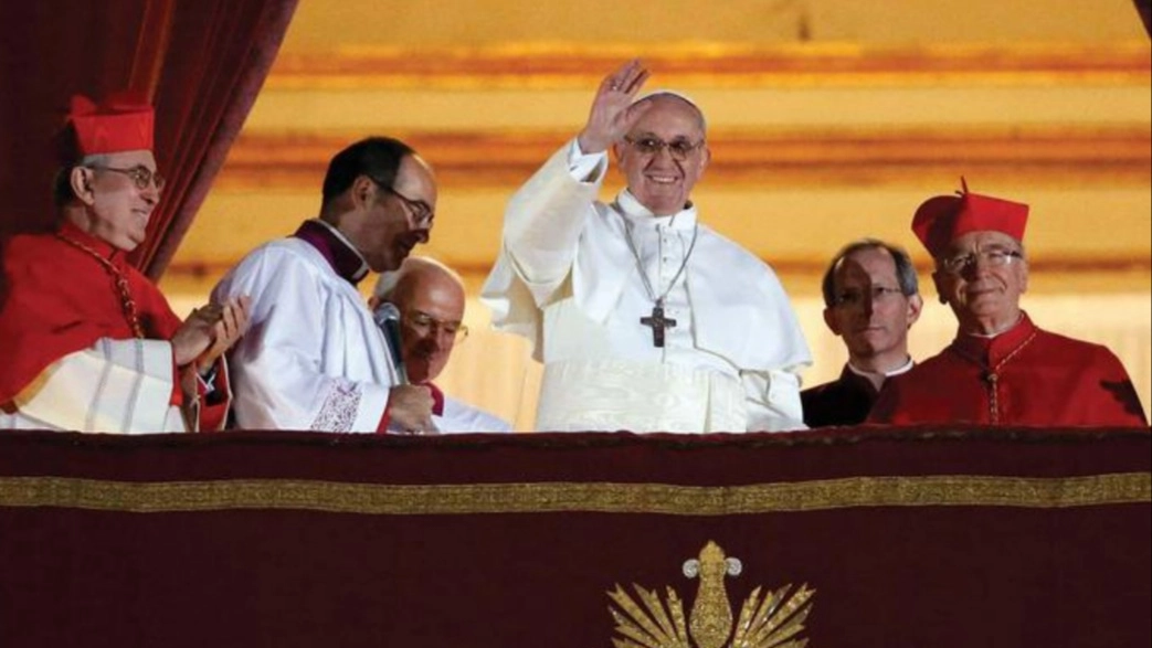 L'elezione di Papa Francesco (foto Ansa) 