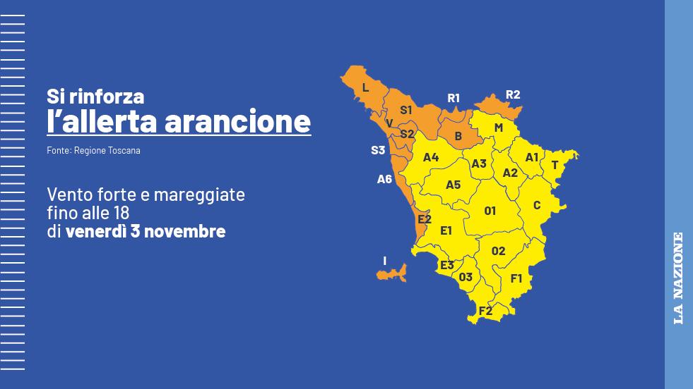 Allerta Arancione Rinforzata In Toscana, Si Teme La Tempesta Ciaran ...