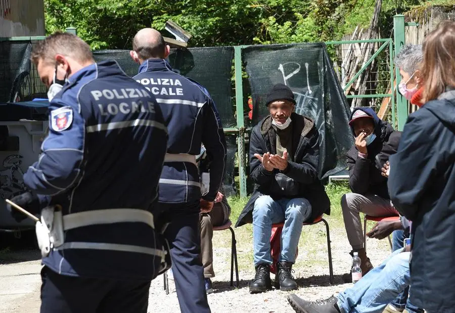 Manifestazione per i senzatetto