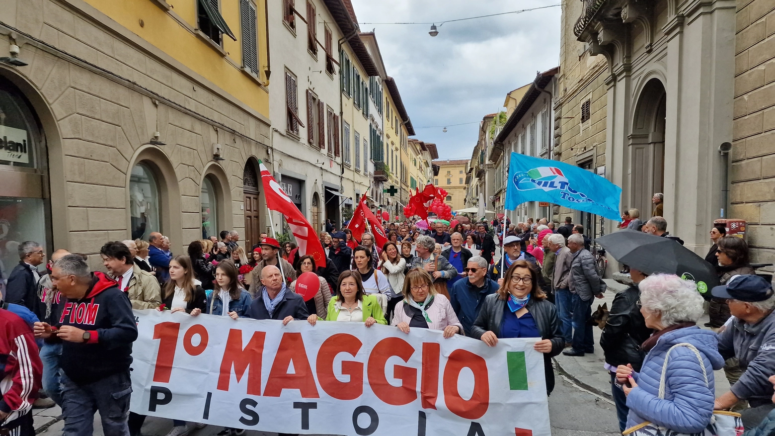 Primo Maggio a Pistoia (foto Acerboni/Castellani)