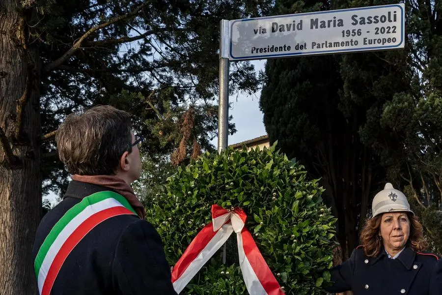 Firenze ricorda David Sassoli. "A distanza di un anno la tua storia è più forte che mai"