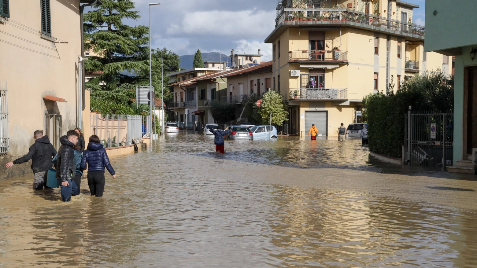 Alluvione in Toscana (Foto Germogli/Davide Franco)