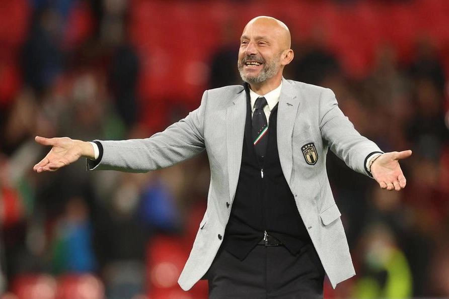 Gianluca Vialli la notte della vittoria degli Europei