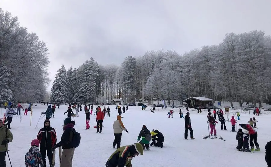 Amiata, ’tutto esaurito’ sulle piste da sci