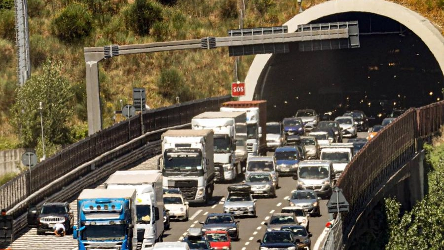 Traffico sul tratto fiorentino dell'autostrada del Sole