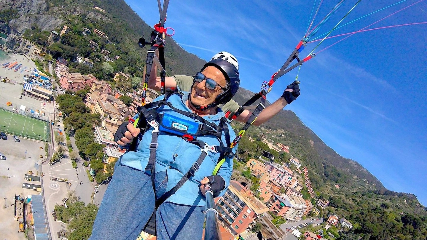 Paolo Crespi in volo